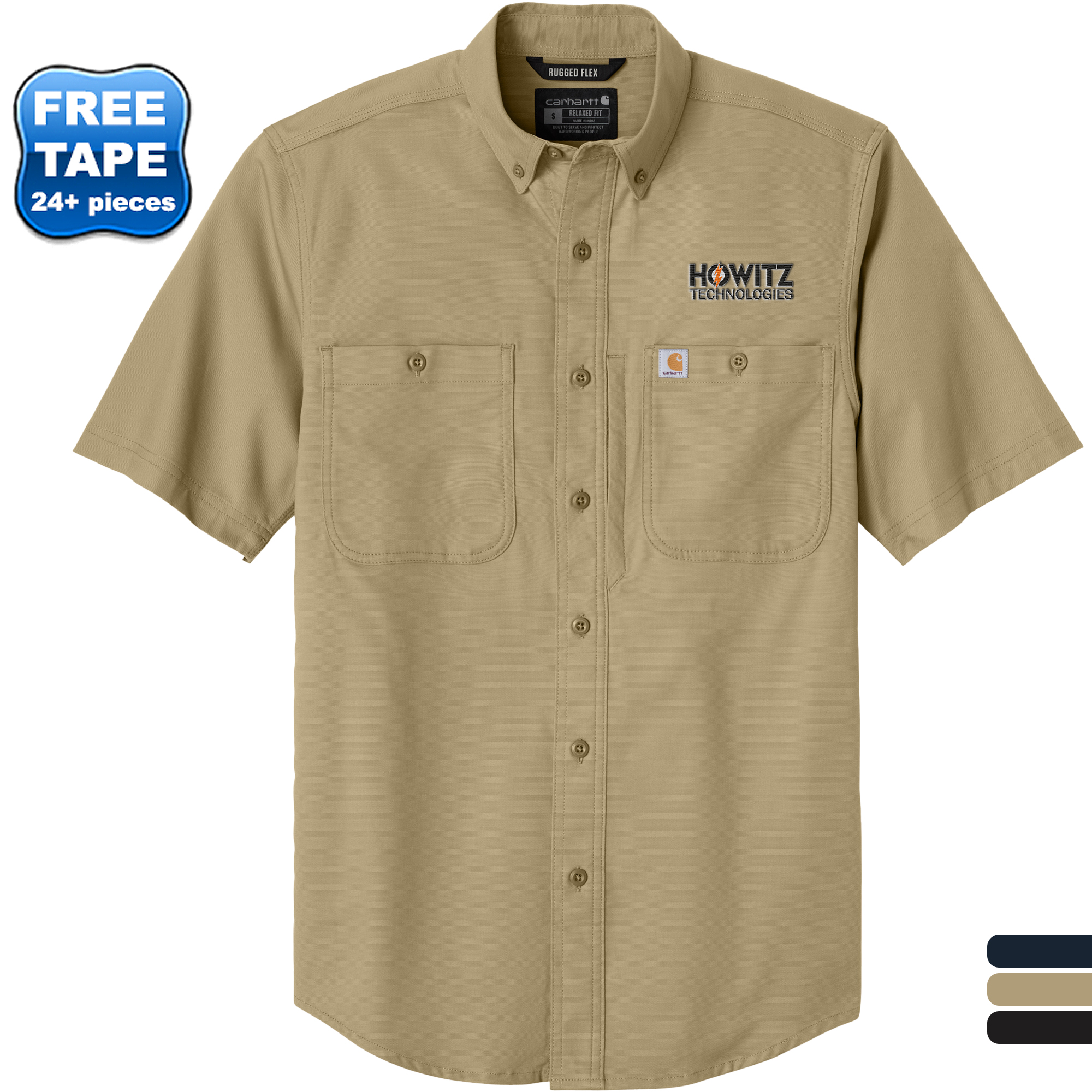 Product Photo 1 Carhartt® Rugged Professional™ Series Tri-Blend Short Sleeve Men's Shirt