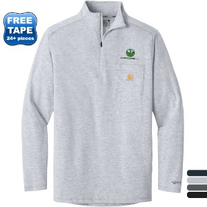 Carhartt® Force® Cotton/Poly Long Sleeve Men's 1/4 Zip T-Shirt - WJ7022
