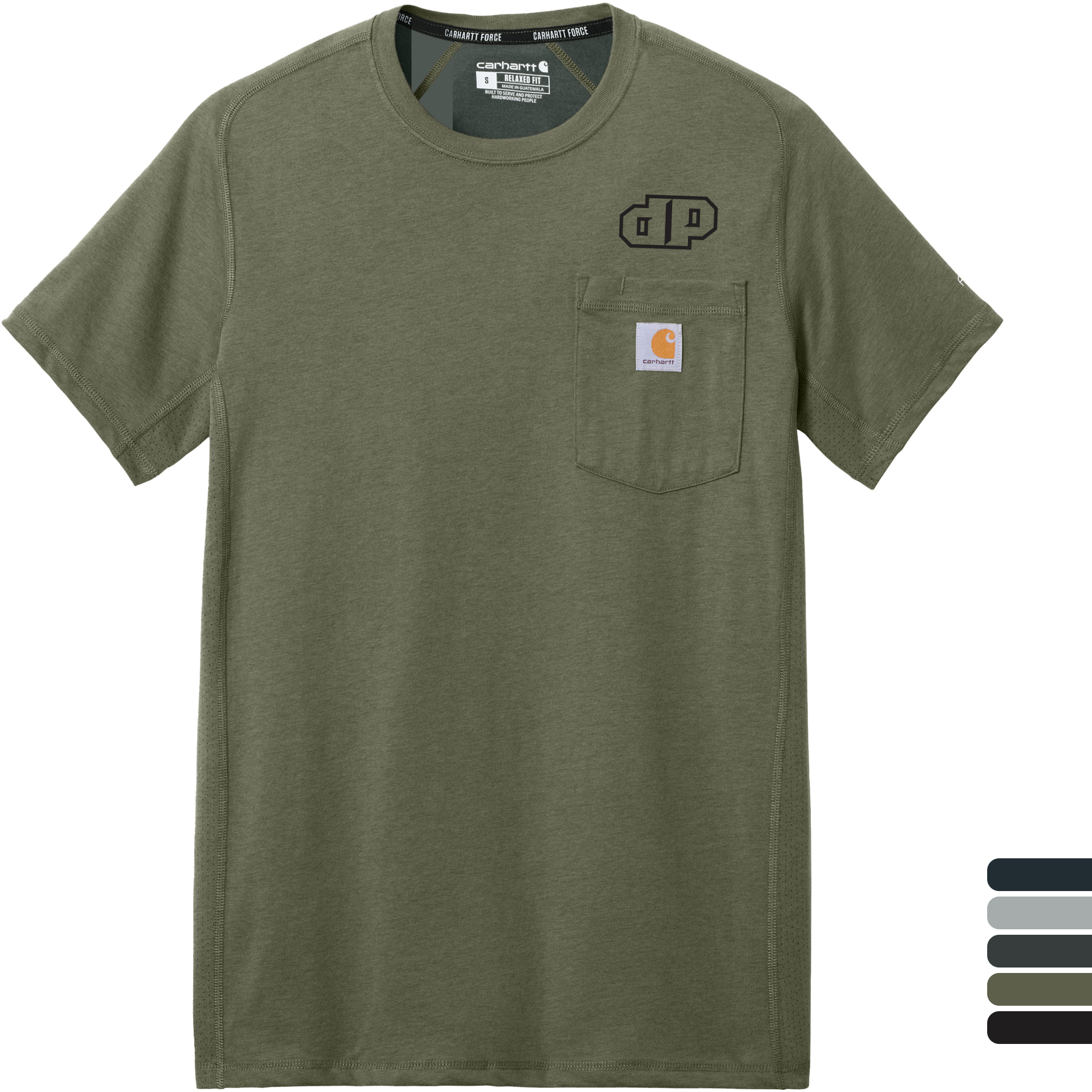 Product Photo 1 Carhartt® Force® Short Sleeve Cotton Poly Men's Pocket T-Shirt