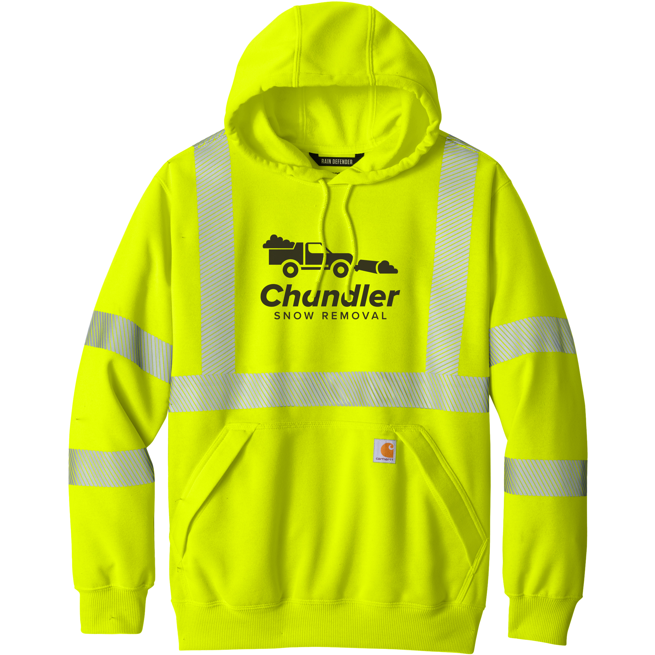 Product Photo 1 Carhartt® ANSI 107 Class 3 Polyester Men's Hooded Sweatshirt