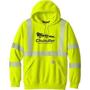 Carhartt® ANSI 107 Class 3 Polyester Men's Hooded Sweatshirt - WJ7002