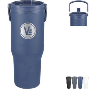 Carnival Recycled Sip Or Swig Vacuum Insulated Tumbler, 30oz. - LD5438