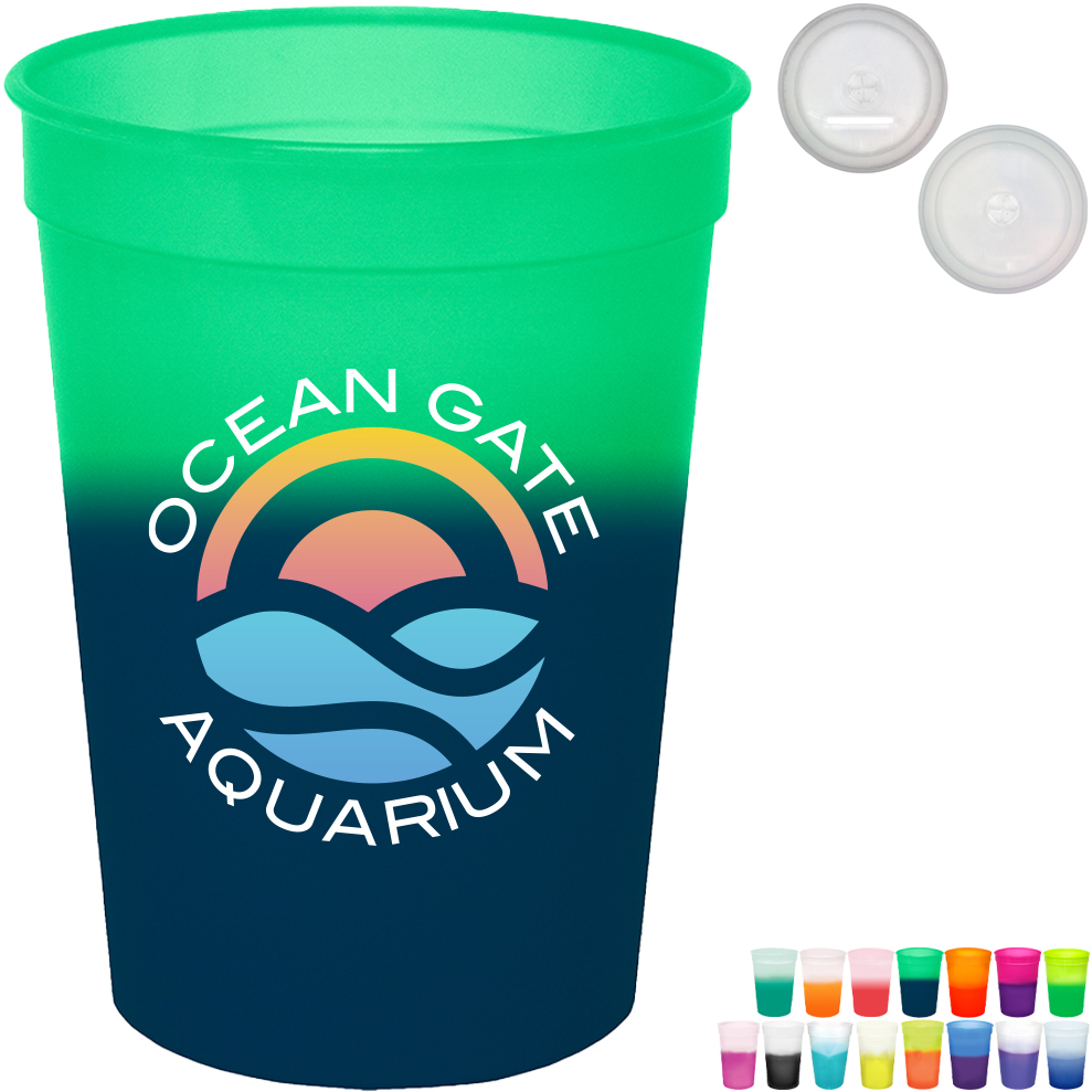 Product Photo 1 Mood Color Changing Stadium Cup, 12oz. w/ Full Color