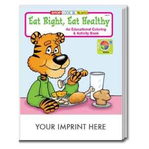 Eat Right, Eat Healthy Coloring & Activity Book - CLB430