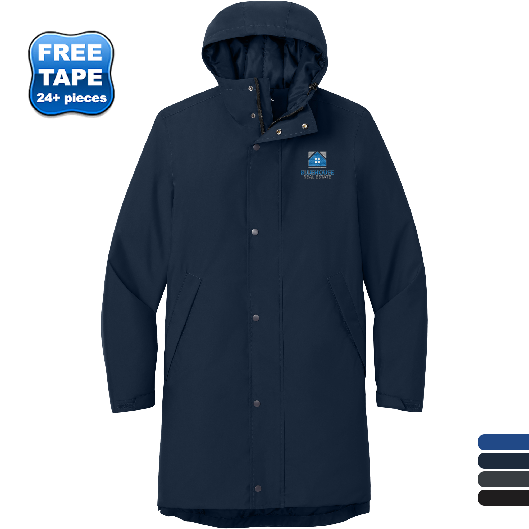 Product Photo 1 Sport-Tek® Waterproof Insulated Polyester Sideline Men's Parka