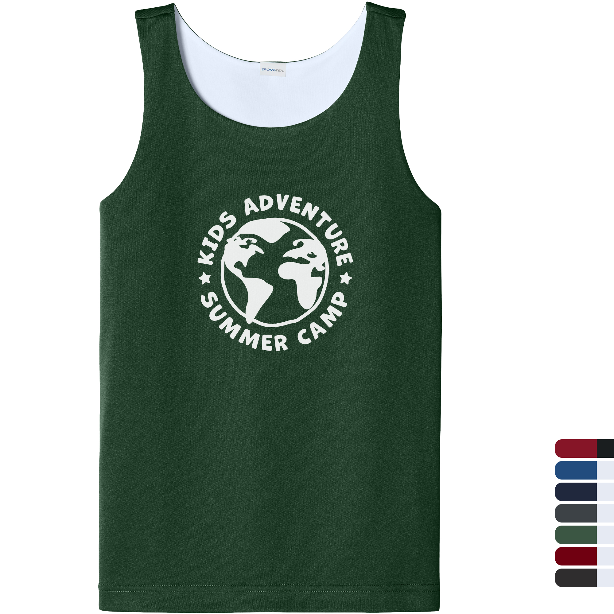 Product Photo 1 Sport-Tek® PosiCharge® Competitor™ Rev Poly Interlock Youth Tank