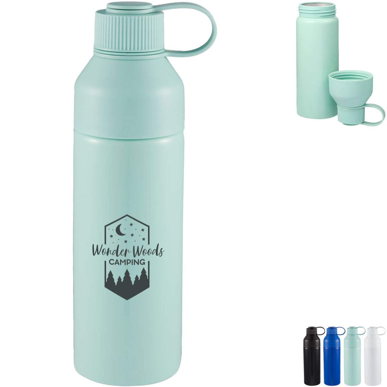 Product Photo 1 Duo Recycled Aluminum Sports Bottle, 26oz.