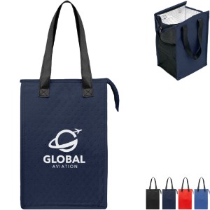 Dimples rPET Non-Woven Cooler Tote Bag - HT6559