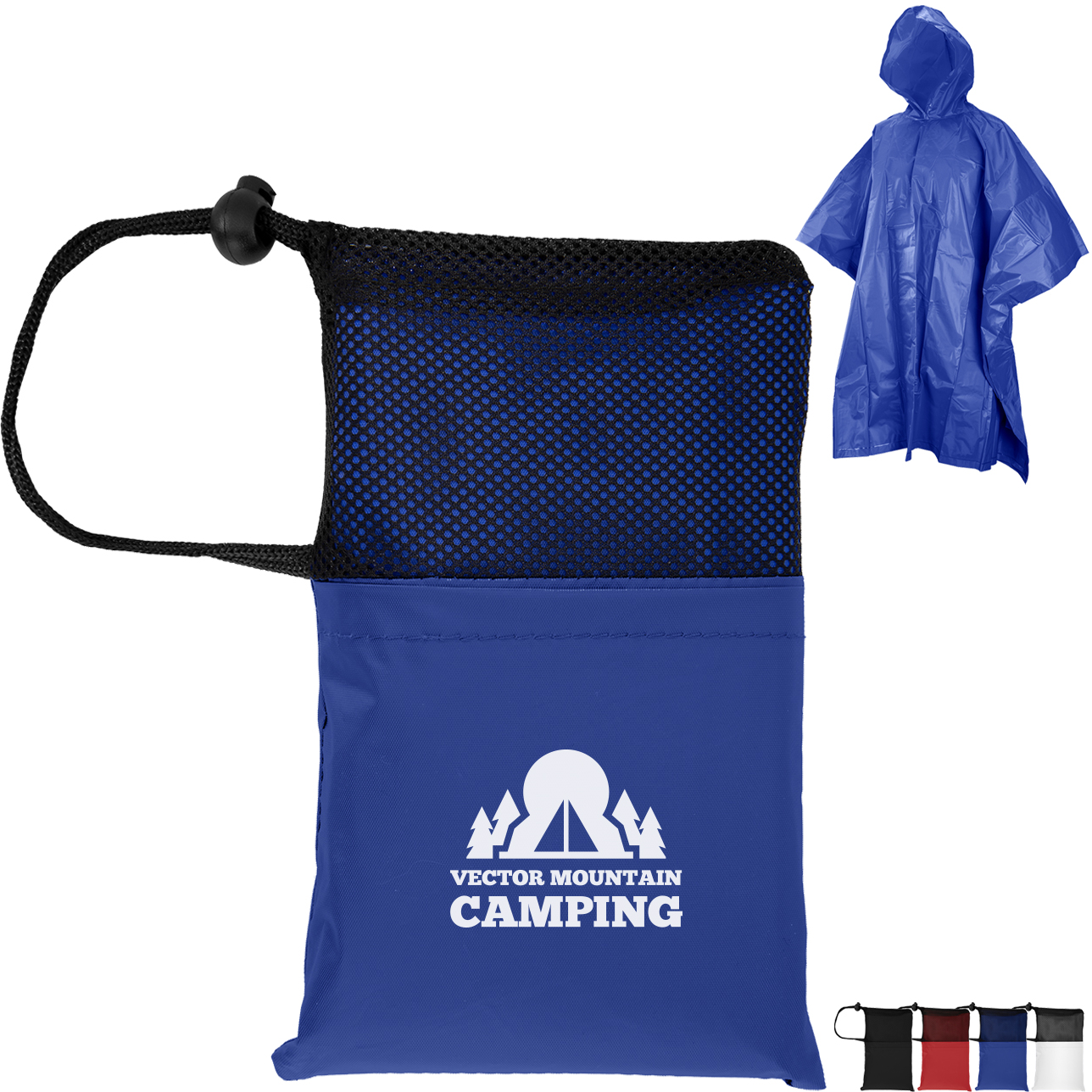 Product Photo 1 PEVA Poncho w/ Drawstring Pouch