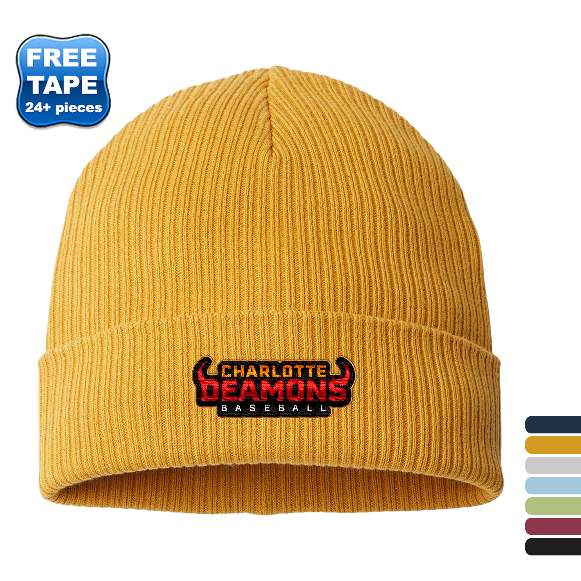 Product Photo 1 Atlantis® Sustainable Organic Cotton Cuffed Beanie