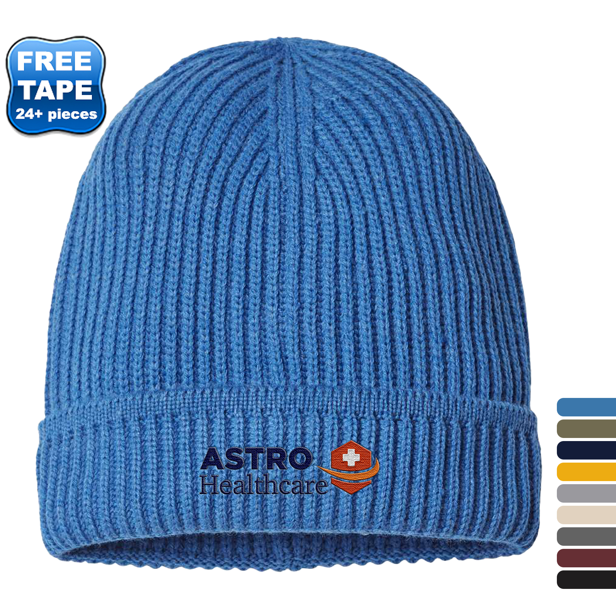 Product Photo 1 Atlantis® Sustainable Poly/Acrylic Finish Edge Cuffed Beanie