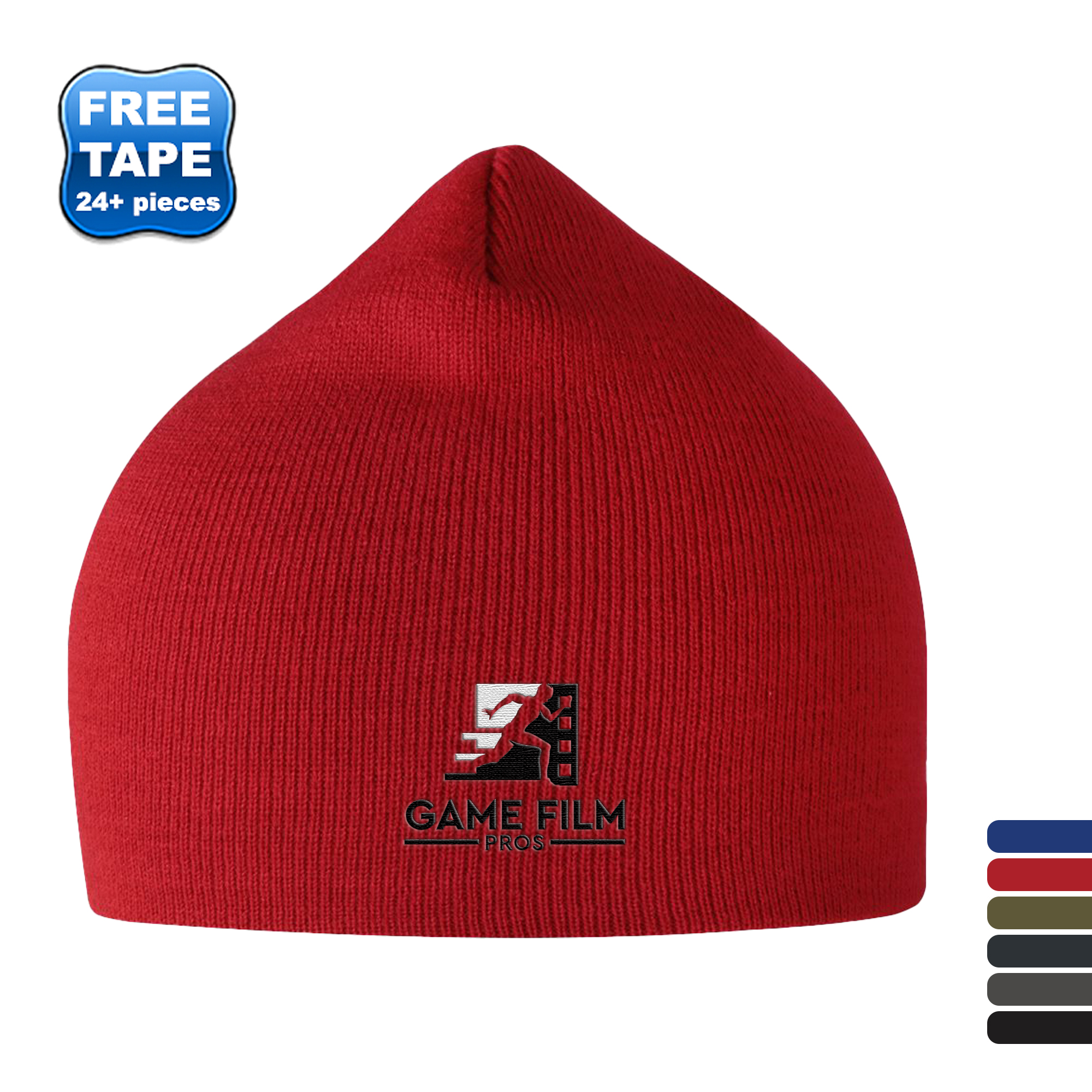 Product Photo 1 Atlantis® Sustainable 8" Knit Recycled Poly Beanie