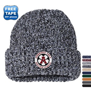Sportsman™ 12" Chunky Acrylic/Poly Cuffed Beanie - WG1310
