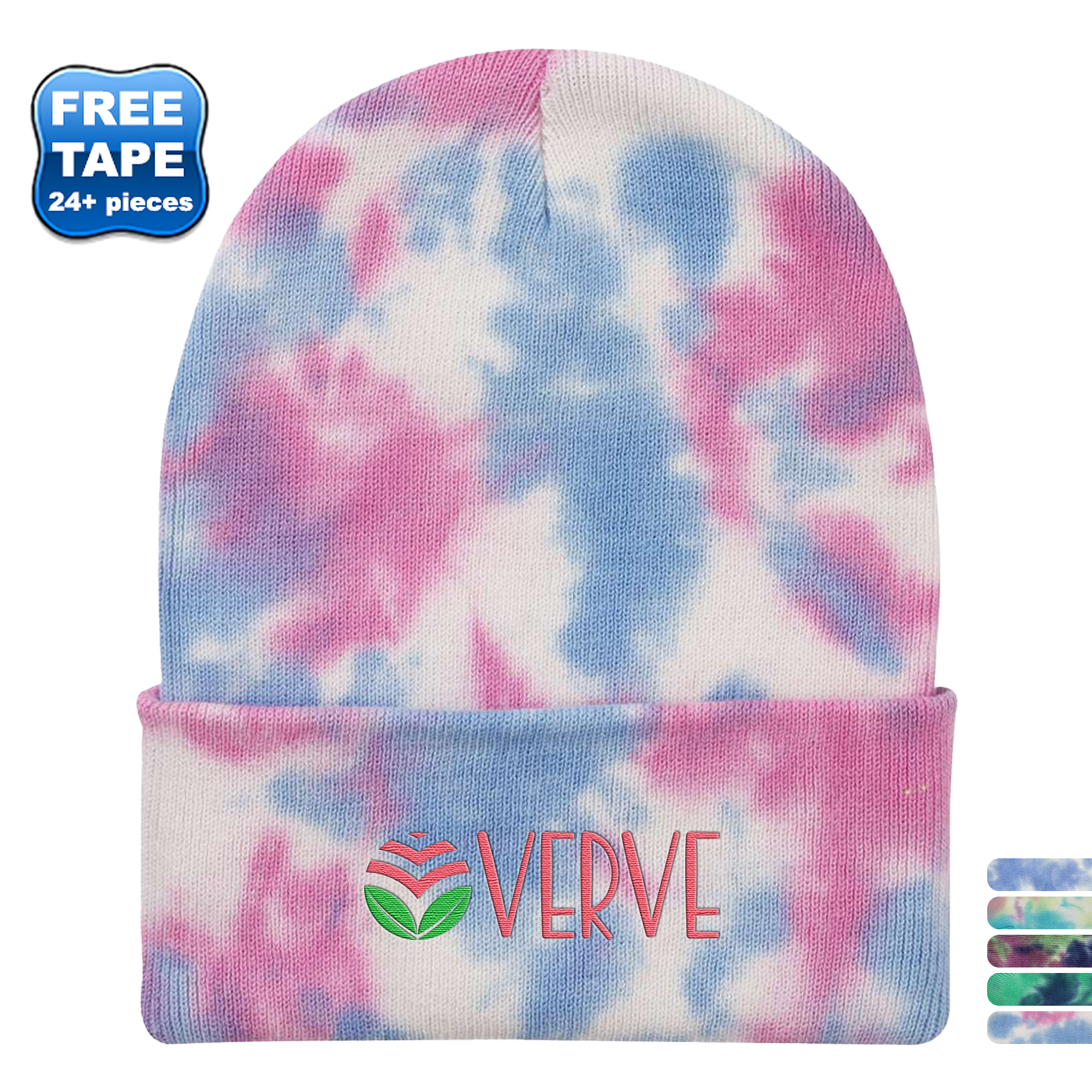 Product Photo 1 Sportsman™ 12" Tie-Dyed Cotton Cuffed Beanie