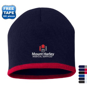 Sportsman™ 8" Bottom-Striped Acrylic Beanie - WG1315