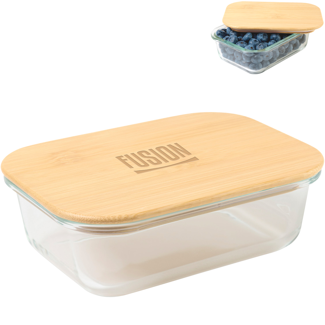 Product Photo 1 Bamboo Two Cup Storage Container