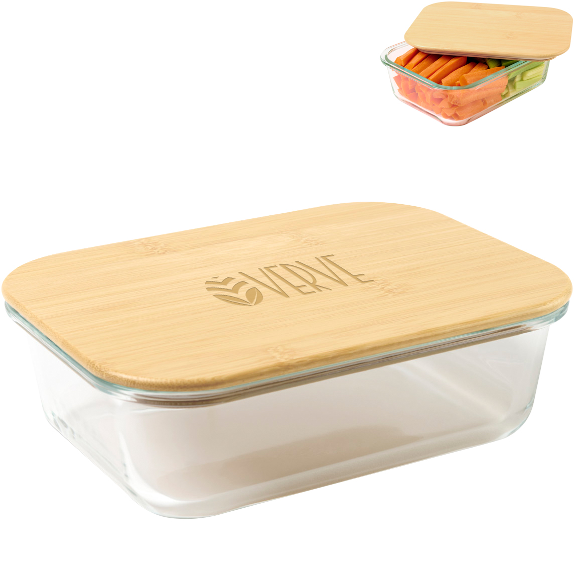 Product Photo 1 Bamboo Four Cup Storage Container