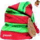 Striped Felt Elf Hat with Ears
