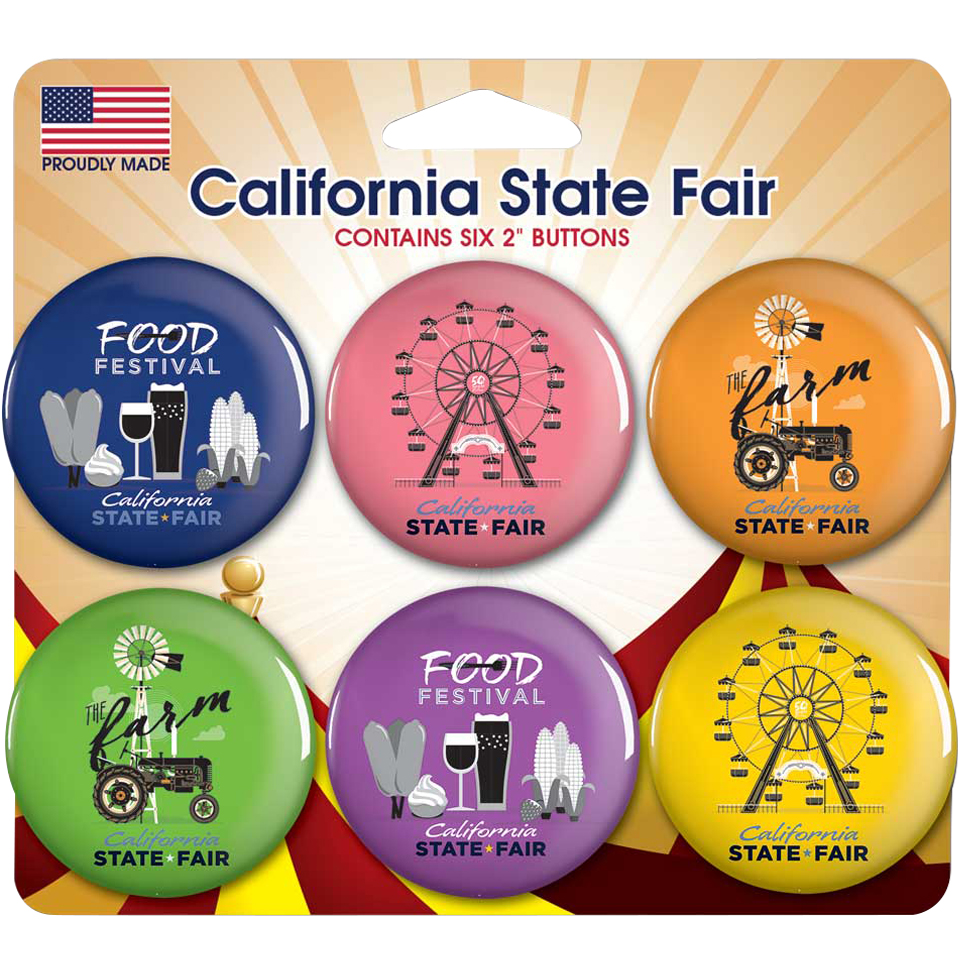 Product Photo 1 Carded Buttons 6-Pack, 5.375" x 5.875"