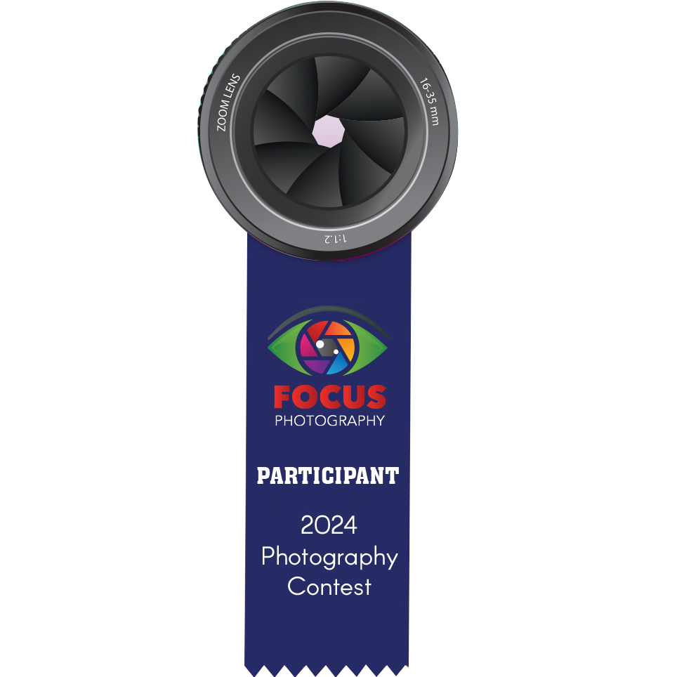 Product Photo 1 Round Button 3" with Ribbon, 2" x 6"