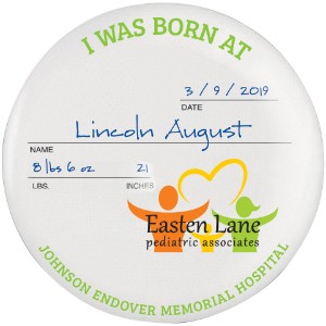 Keepsake Round Button, 3-1/2" - LL2816