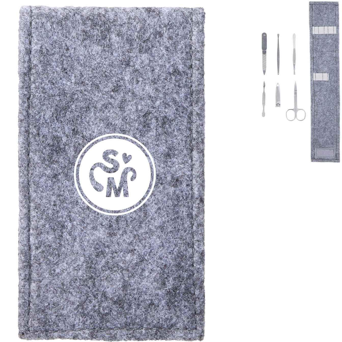 Product Photo 1 The Goods™ Recycled Felt 6-Piece Manicure Set