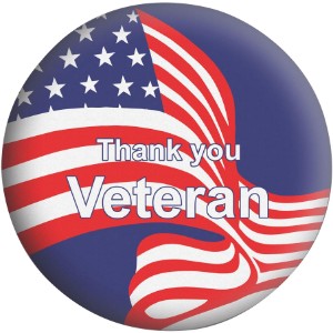 Round Matte Button, 3" - LL2829