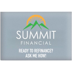 Rectangle Matte Button, 2" x 3" - LL2831