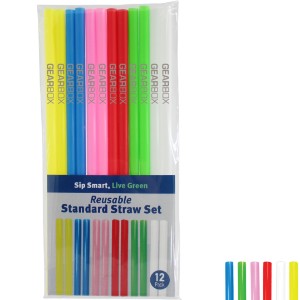 Reusable Standard Straw Twelve-Pack - AK8484