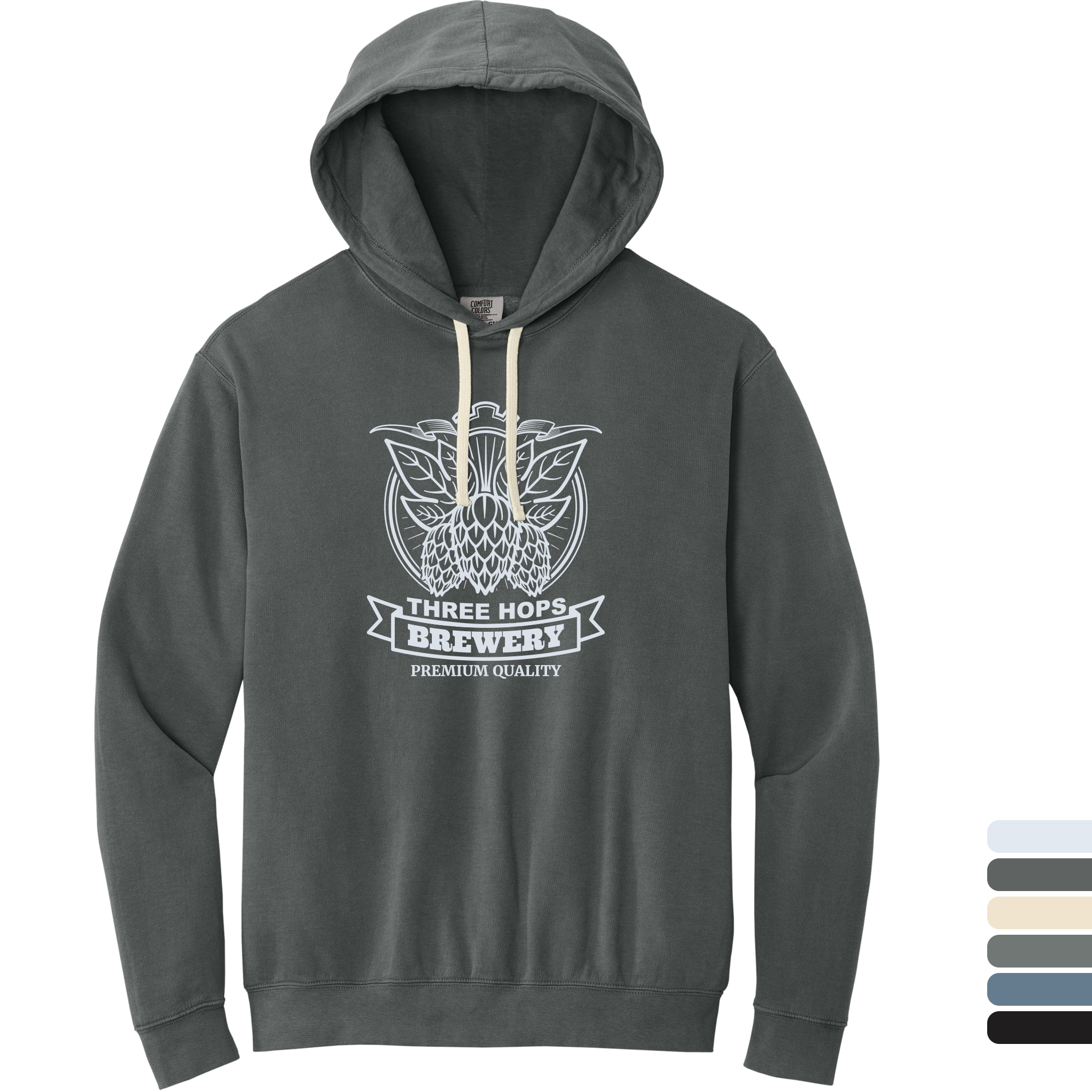 Product Photo 1 Comfort Colors® Lightweight Cotton Hooded Unisex Sweatshirt