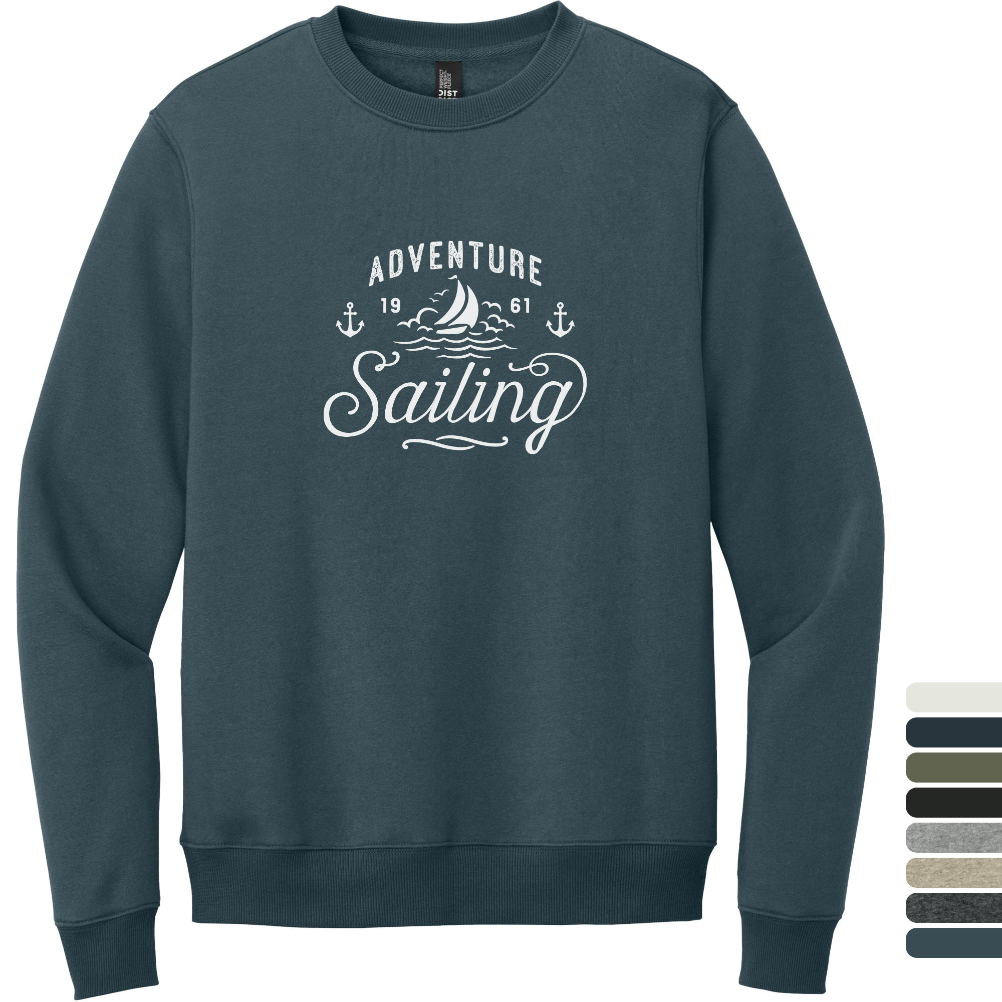 Product Photo 1 District® Perfect Weight® Cotton/Poly Fleece Unisex Crew