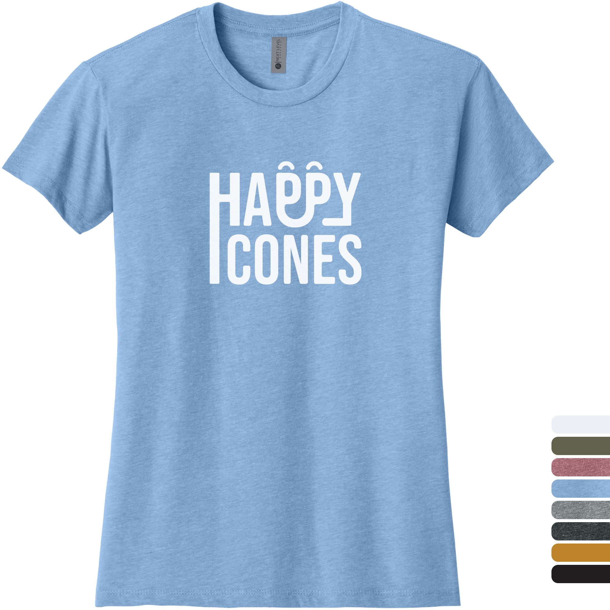 Product Photo 1 Next Level Apparel® Cotton/Poly CVC Ladies' Relaxed Tee