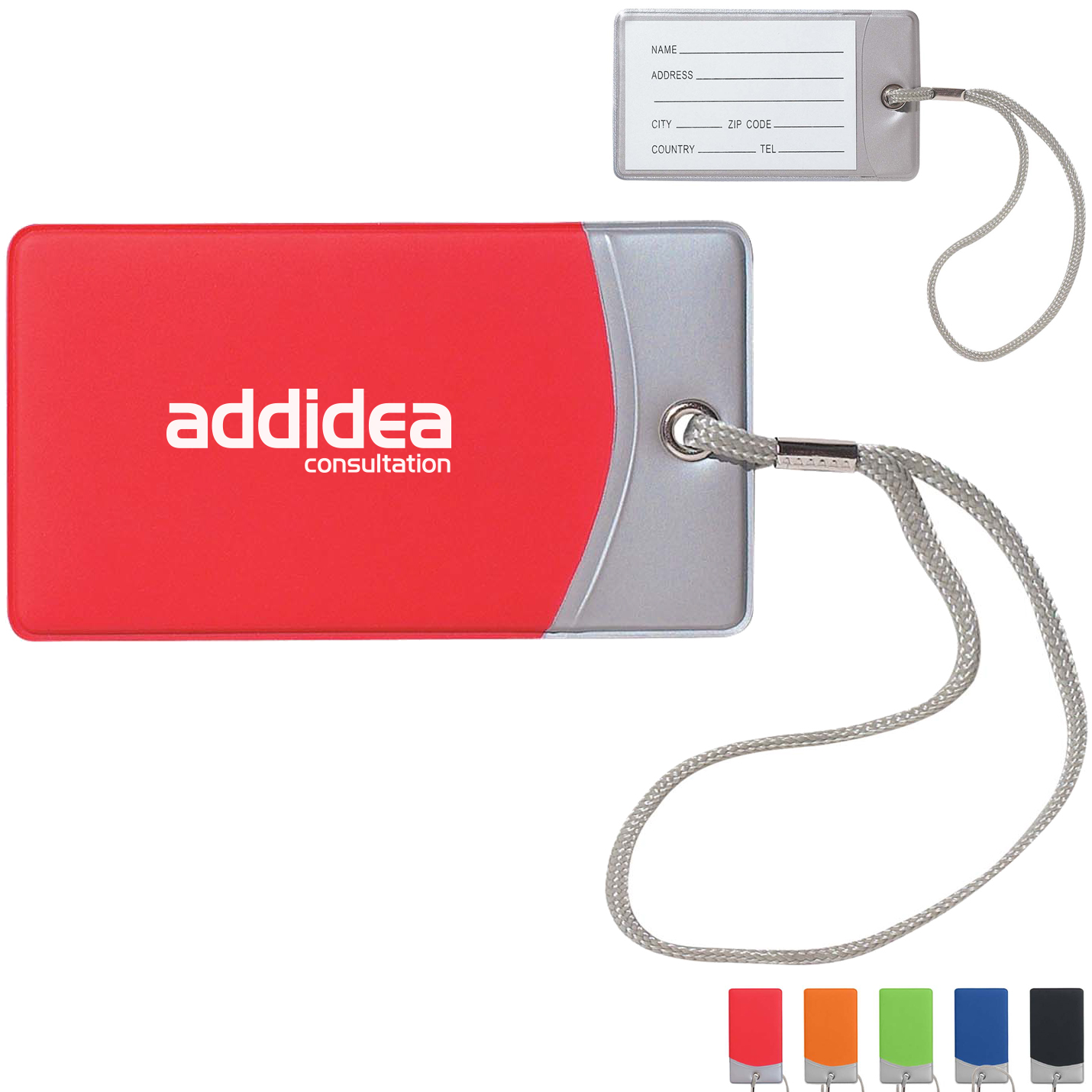 Product Photo 1 Two-Tone Vinyl Luggage Tag