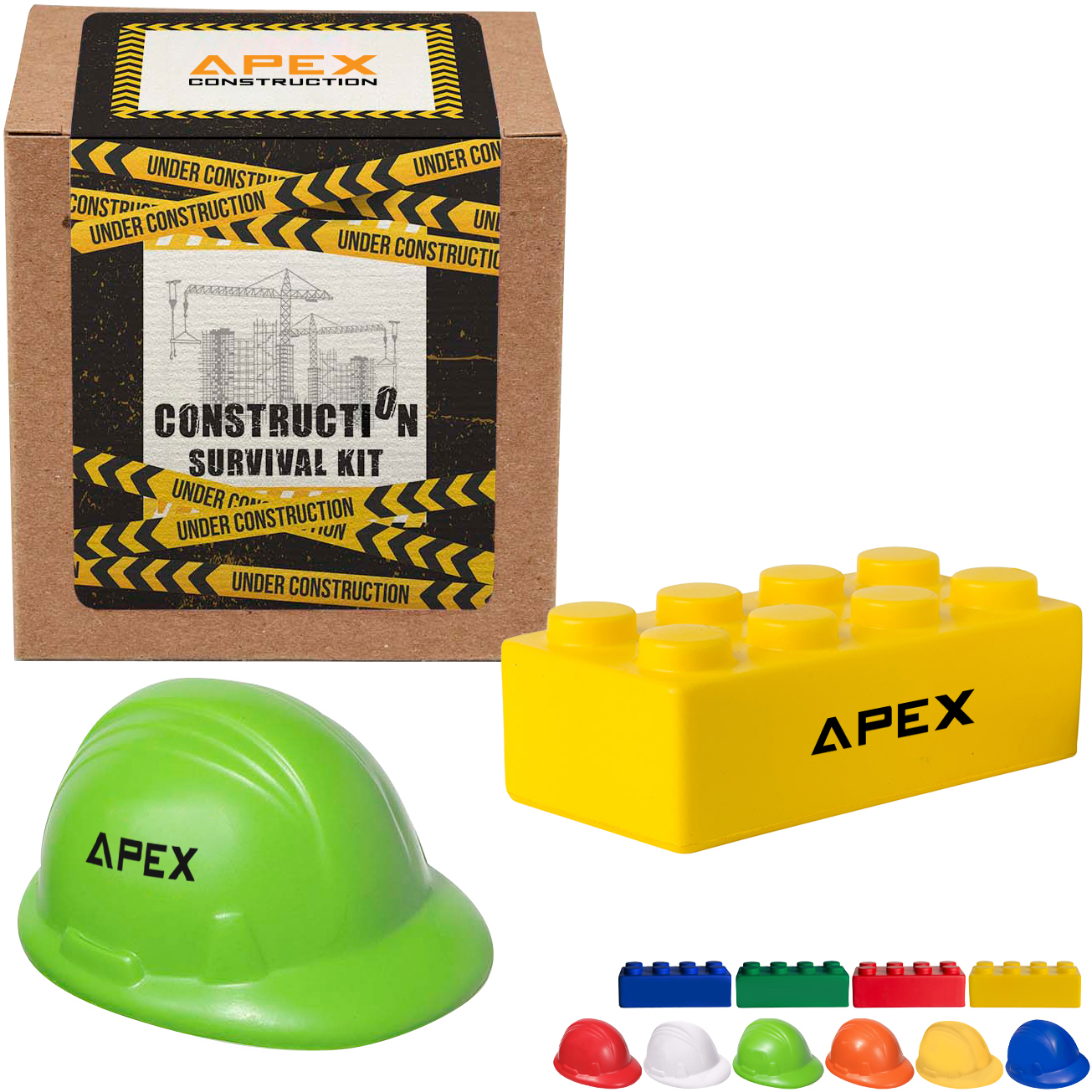 Product Photo 1 Construction Theme Stress Reliever Survival Kit