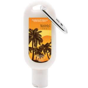 Mineral SPF 30 Broad Spectrum Sunscreen Tottle w/ Carabiner, 1.5oz - RR1819