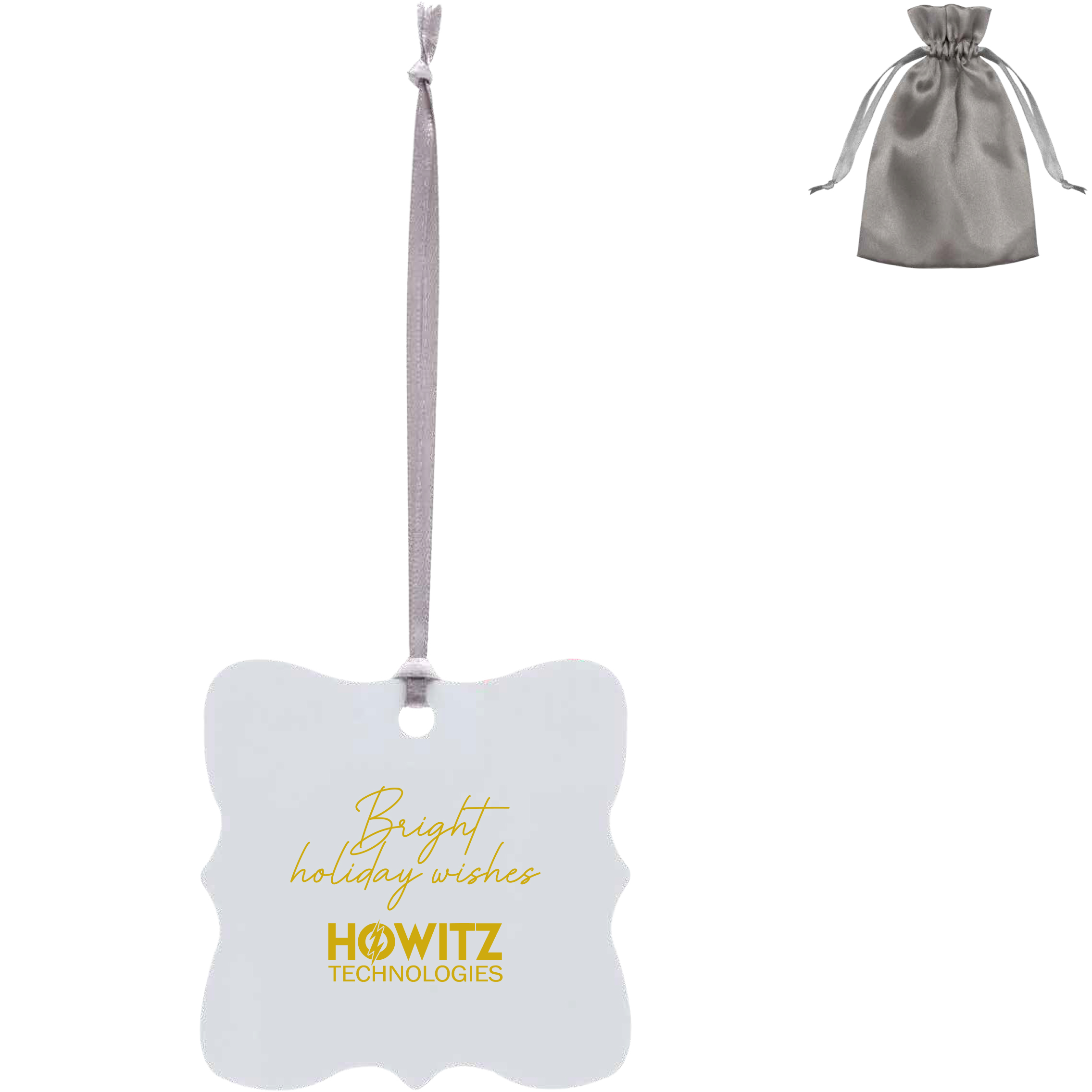 Product Photo 1 Square Metal Ornament