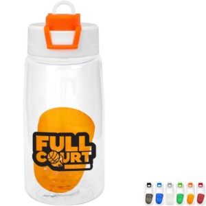 Two Tone Pop Up Bottle w/ Floating Infuser, 18oz. - AL1727