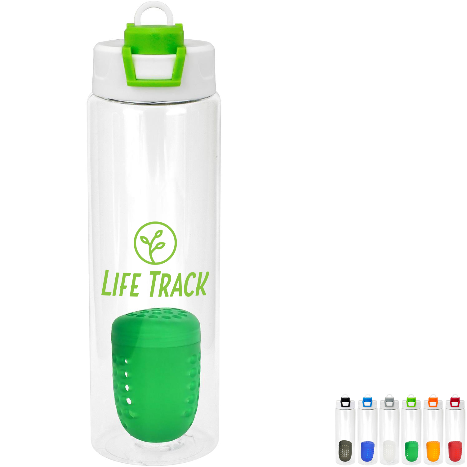 Product Photo 1 Two Tone Pop Up Bottle w/ Floating Infuser, 24oz.