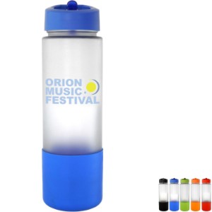 Pop Up Full Color Frosted Glass Grip Bottle, 22oz. - AL1712