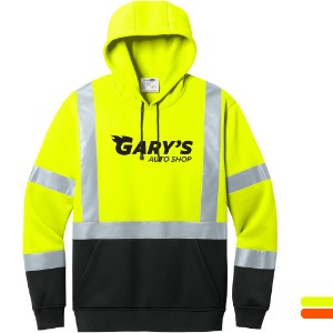 CornerStone® ANSI 107 Class 3 Heavy-Duty Men's Pullover Fleece Hoodie - WJ7027