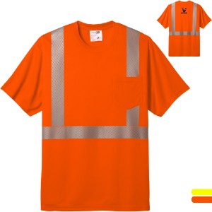 CornerStone® ANSI 107 Class 2 Segmented Tape Men's Tee - WJ7026