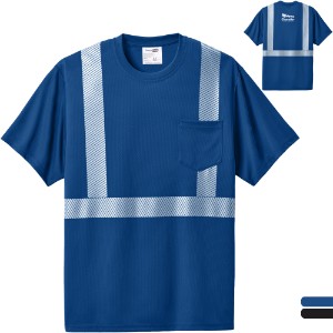 CornerStone® Enhanced Visibility Segmented Men's Tape Tee - WJ7029