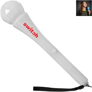 Multicolor LED Plastic Toy Microphone, 9" - BX1530