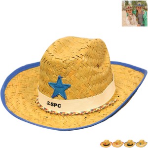 Kids Straw Cowboy Hat - BX1595
