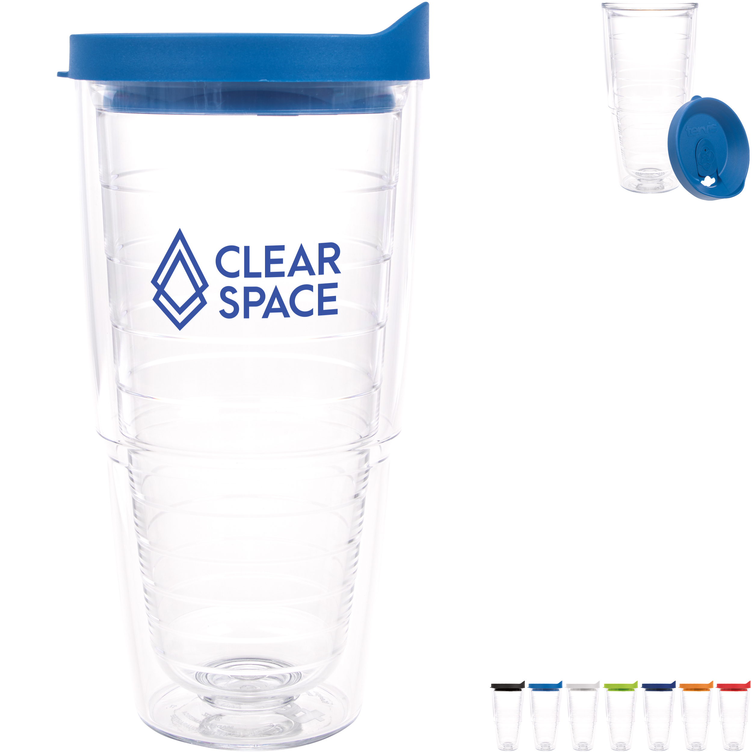 Product Photo 1 Tervis® Dual Wall Insulated Snap-On Travel Lid ,24oz.