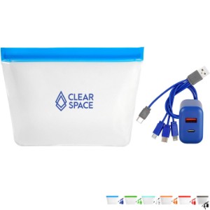 Reusable Pouch & Fast Charger Techie Set - AL2308
