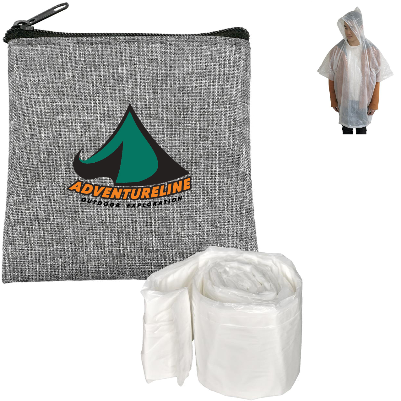 Product Photo 1 Recycled Pouch & Poncho Set