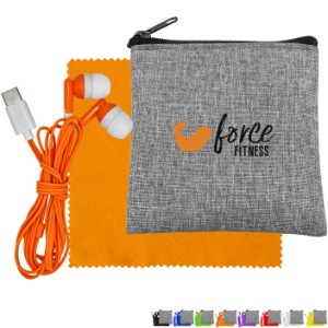 Recycled Cloth & Colorful Type C Ear Buds Set - AL1703