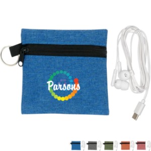 Ridge Pouch & Type C Ear Bud Set - AL1704