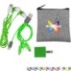 Recycled Pouch Colorful Type C Tech Kit